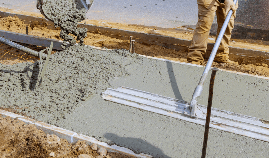 Concrete Sidewalk Installation